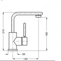 STONE Monocomando Lavabo scheda tecnica